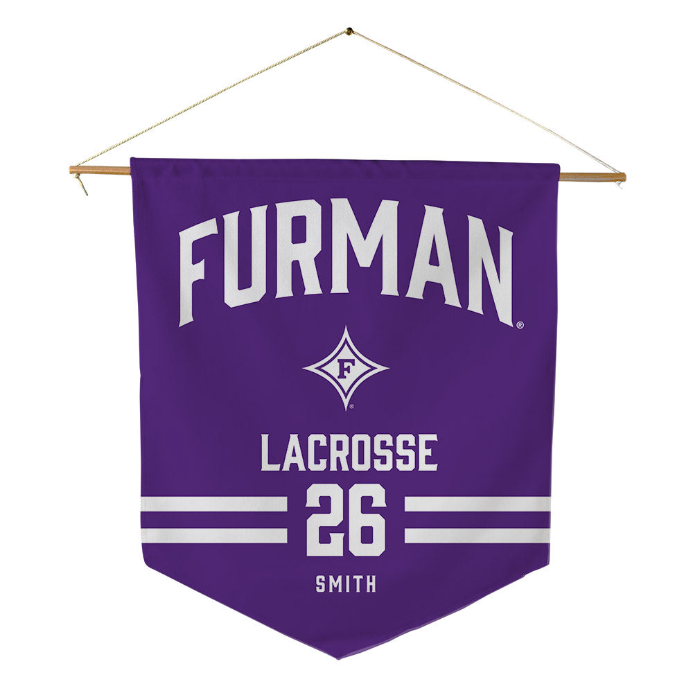 Furman - NCAA Women's Lacrosse : Audrey Smith - Pennant - 18" x 21"-0