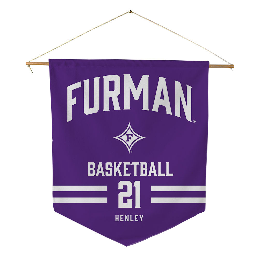 Furman - NCAA Women's Basketball : Niveya Henley - Pennant - 18" x 21"-0
