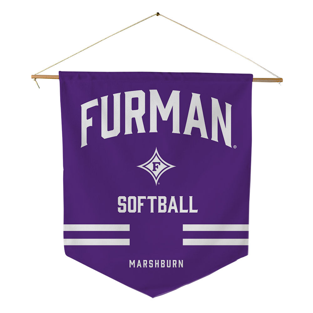 Furman - NCAA Softball : Hope Marshburn - Pennant - 18" x 21"-0