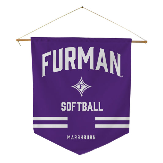 Furman - NCAA Softball : Hope Marshburn - Pennant - 18" x 21"-0