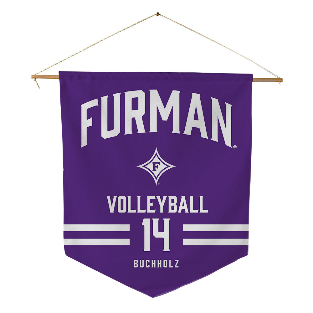 Furman - NCAA Women's Volleyball : Rebekah Buchholz - Pennant - 18" x 21"-0