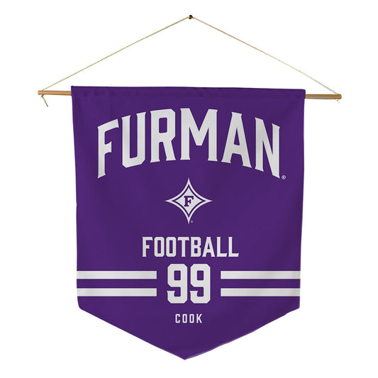 Furman - NCAA Football : Sirod Cook - Pennant - 18" x 21"-0