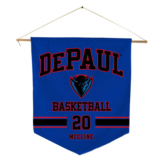 DePaul - NCAA Women's Basketball : Shakara Mccline - Pennant - 18" x 21"-0