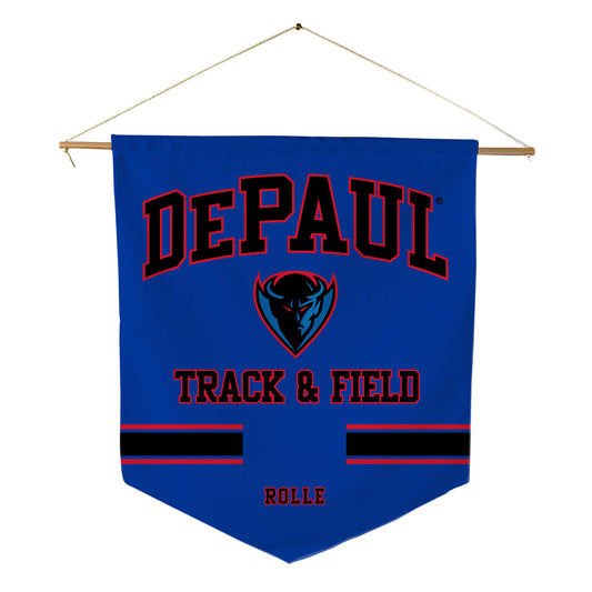 DePaul - NCAA Men's Track & Field : Meech Rolle - Pennant - 18" x 21"-0