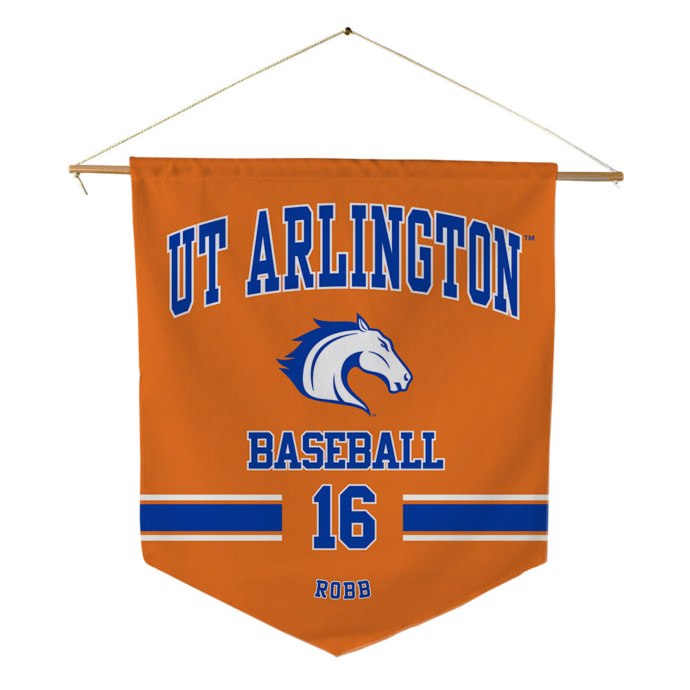 Texas Arlington - NCAA Baseball : Nicholas Robb - Pennant - 18" x 21"-0