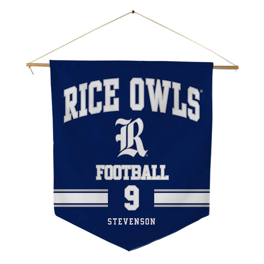 Rice - NCAA Football : Peyton Stevenson - Pennant - 18" x 21"-0