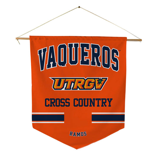 UTRGV - NCAA Women's Cross Country : Morgan Ramos - Pennant - 18" x 21"-0