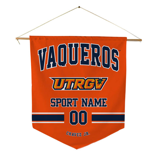 UTRGV - NCAA Football : Atzel Chavez Jr. - Pennant - 18" x 21"-0