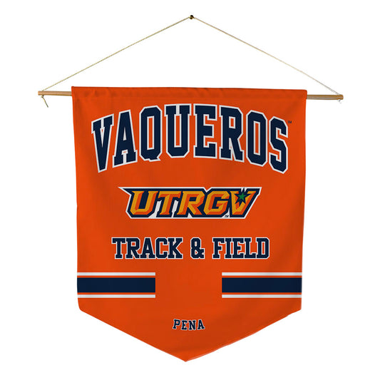 UTRGV - NCAA Women's Track & Field : Evalyn Pena - Pennant - 18" x 21"-0