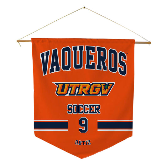 UTRGV - NCAA Women's Soccer : Rubi Ortiz - Pennant - 18" x 21"-0