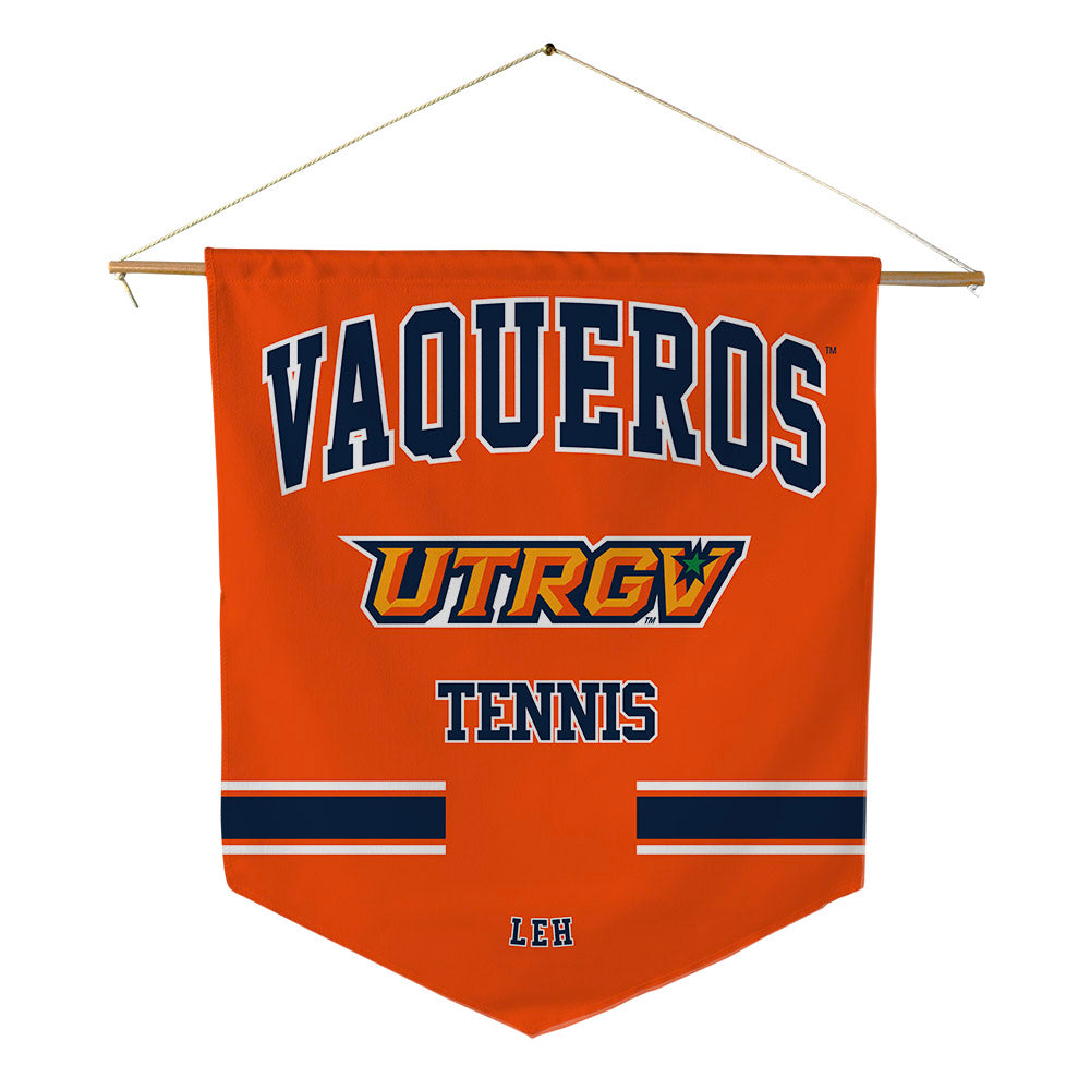 UTRGV - NCAA Men's Tennis : Showtime Leh - Pennant - 18" x 21"-0