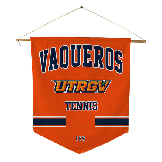 UTRGV - NCAA Men's Tennis : Showtime Leh - Pennant - 18" x 21"-0