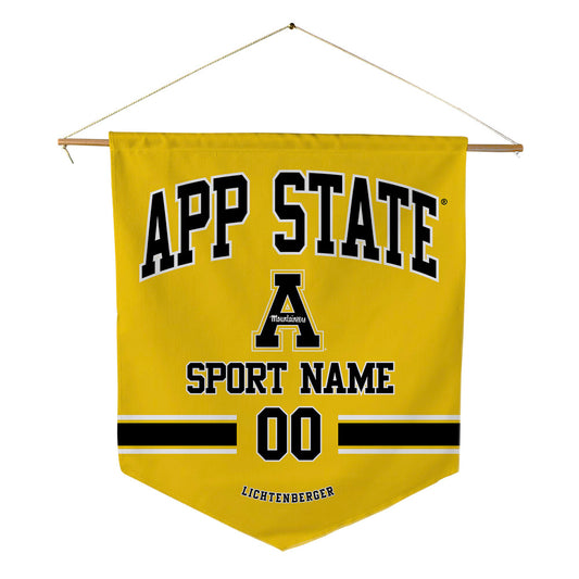 App State - NCAA Baseball : Tyler Lichtenberger - Pennant - 18" x 21"-0