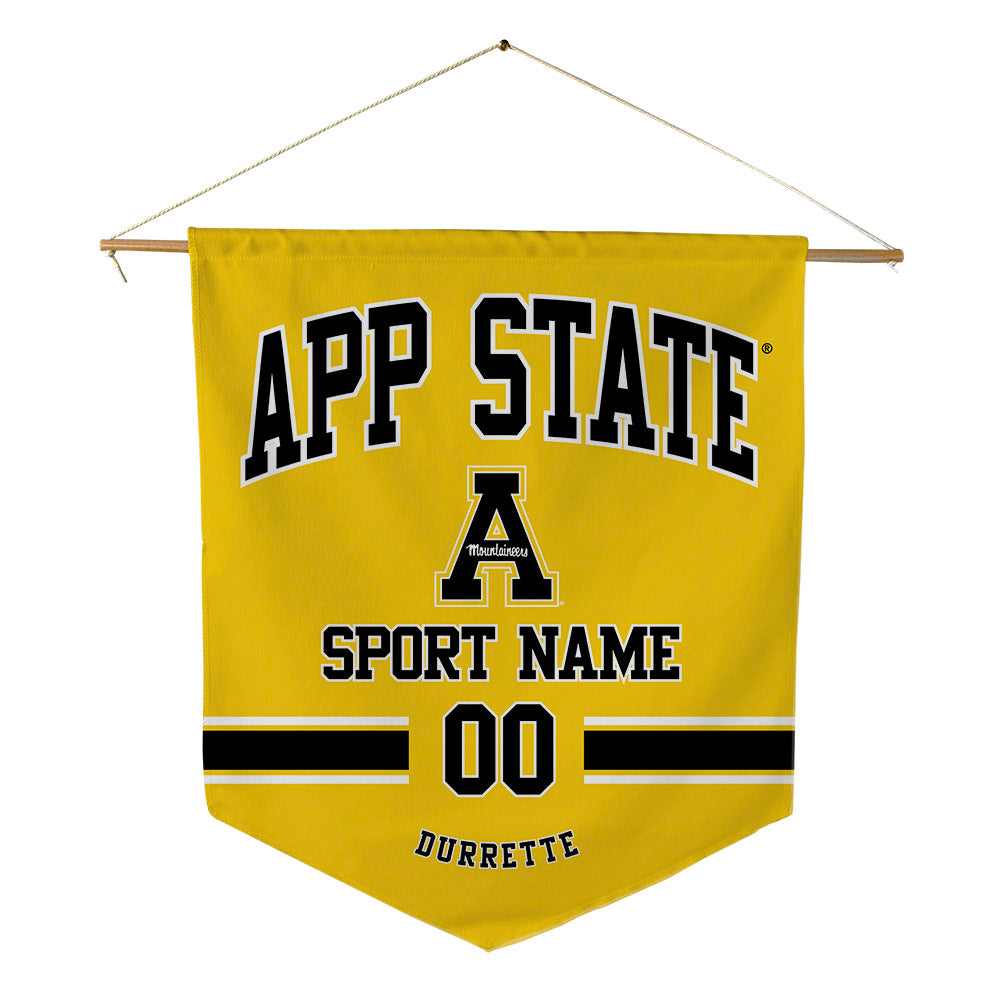 App State - NCAA Football : Damien Durrette - Pennant - 18" x 21"-0