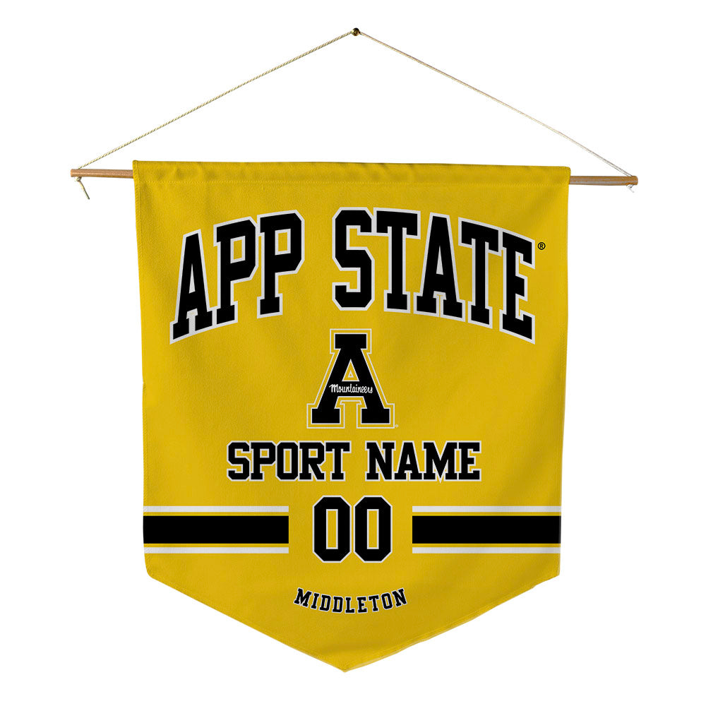 App State - NCAA Baseball : Mason Middleton - Pennant - 18" x 21"-0