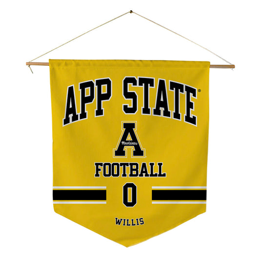 App State - NCAA Football : Jaelin Willis - Pennant - 18" x 21"-0