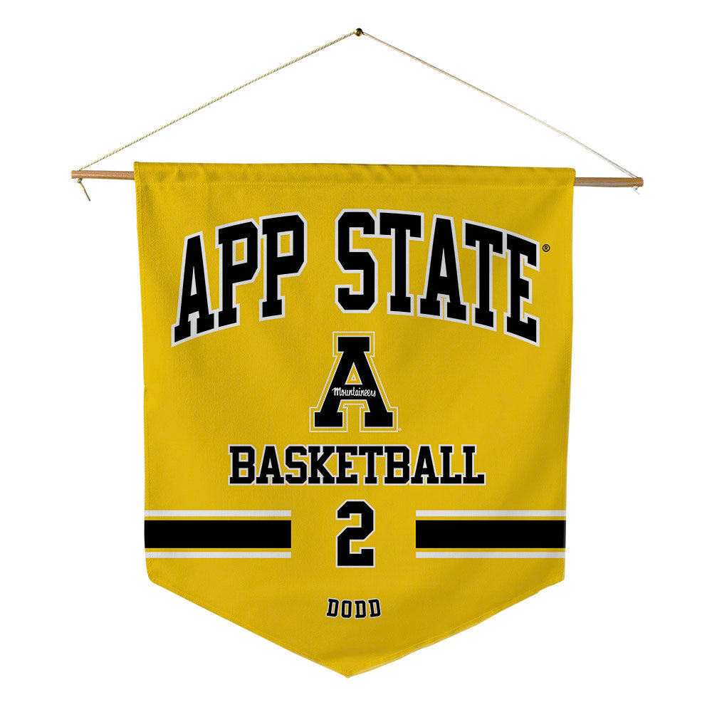 App State - NCAA Men's Basketball : Alonzo Dodd - Pennant - 18" x 21"-0