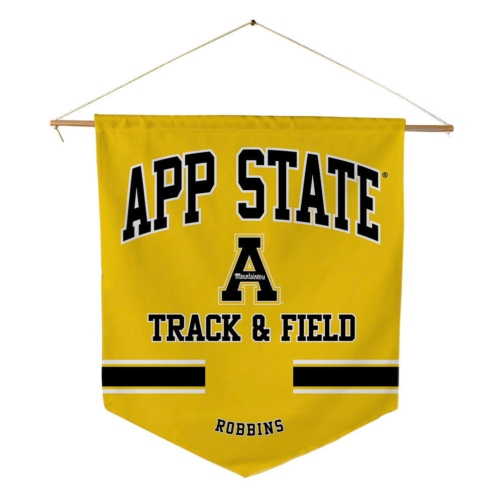 App State - NCAA Men's Track & Field : Brenden Robbins - Pennant - 18" x 21"-0