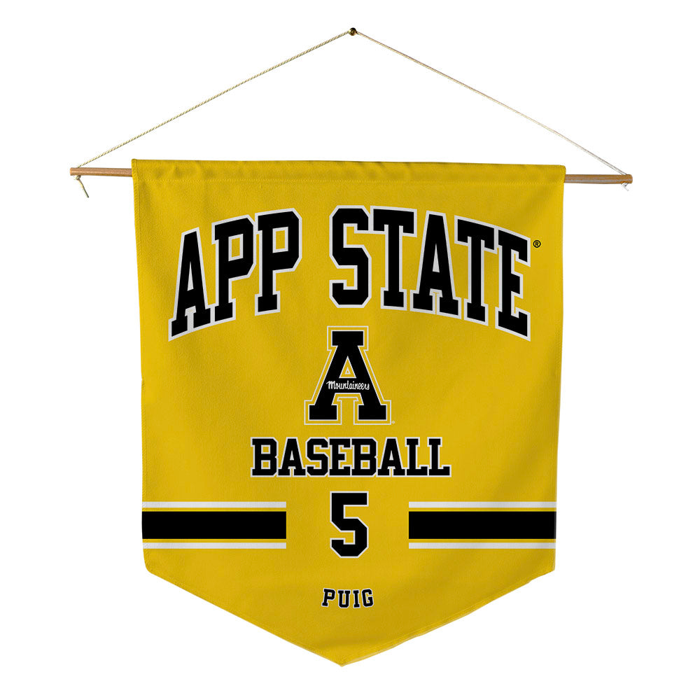 App State - NCAA Baseball : Ethan Puig - Pennant - 18" x 21"-0