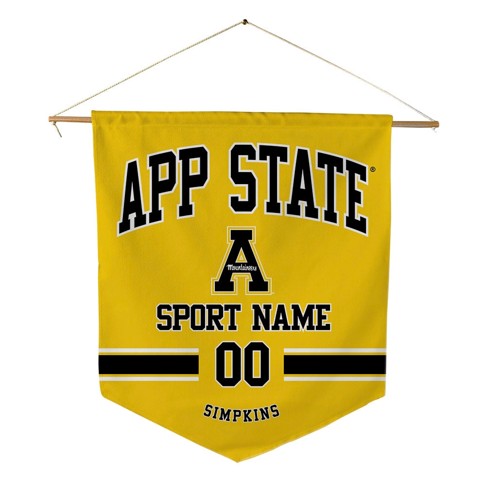 App State - NCAA Football : Gabriel Simpkins - Pennant - 18" x 21"-0