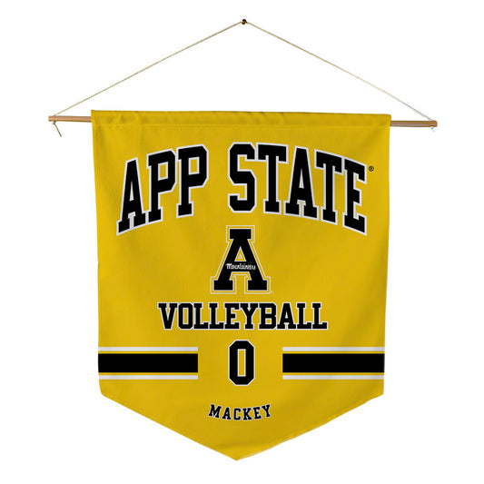 App State - NCAA Women's Volleyball : Keionna mackey - Pennant - 18" x 21"-0
