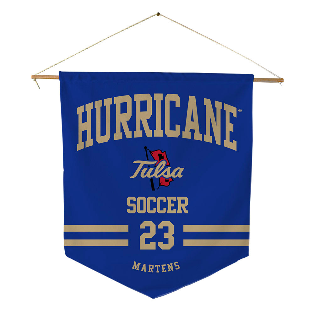 Tulsa - NCAA Women's Soccer : Jordan Martens - Pennant - 18" x 21"-0