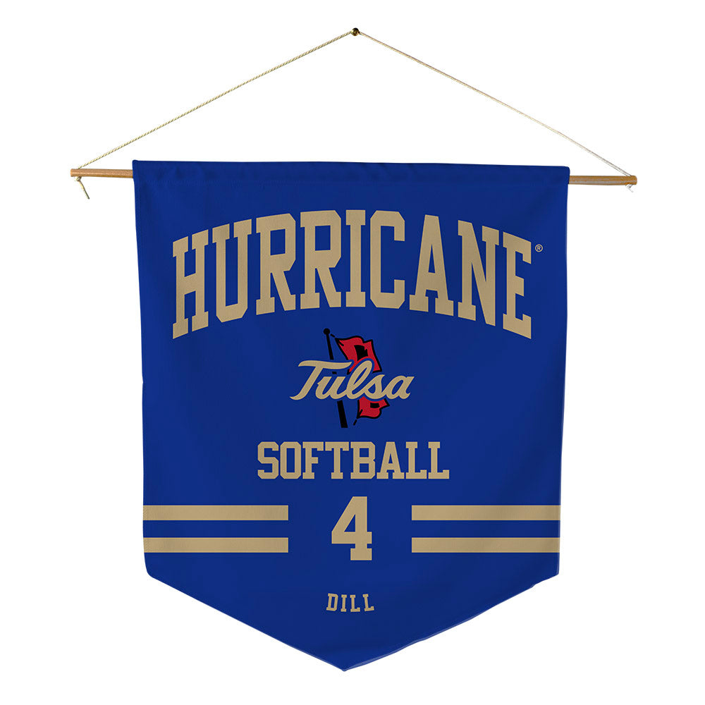 Tulsa - NCAA Softball : Annika Dill - Pennant - 18" x 21"-0