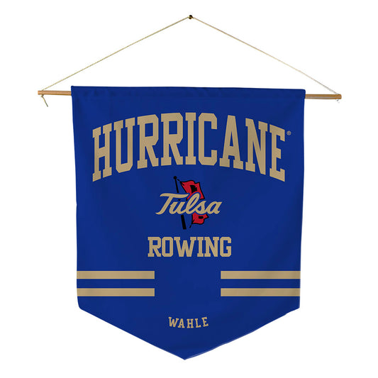 Tulsa - NCAA Women's Rowing : Sydney Wahle - Pennant - 18" x 21"-0