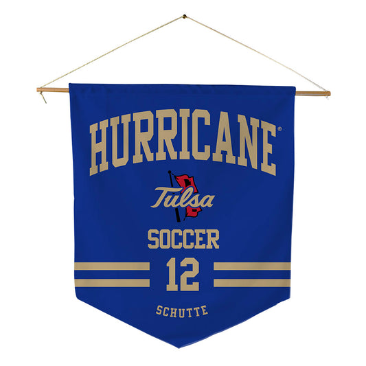 Tulsa - NCAA Women's Soccer : blaine schutte - Pennant - 18" x 21"-0