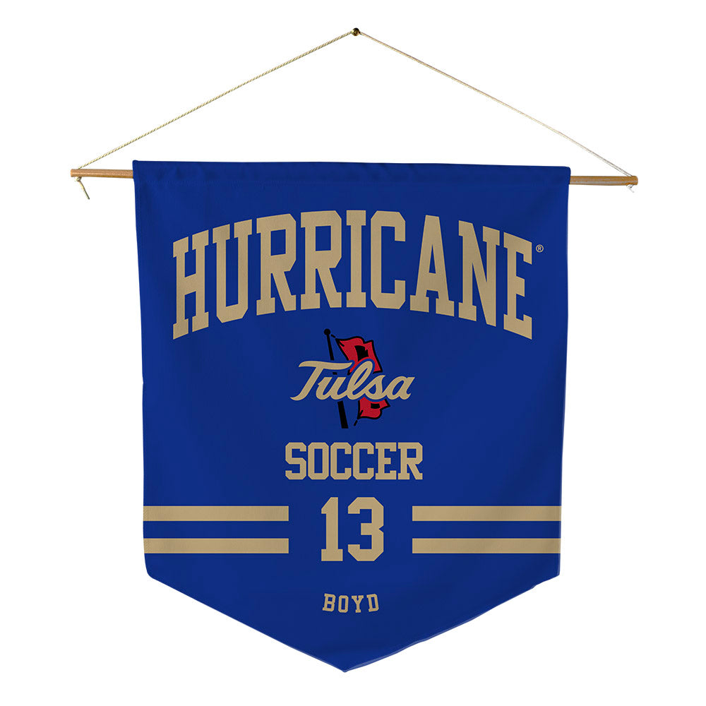 Tulsa - NCAA Women's Soccer : Presley Boyd - Pennant - 18" x 21"-0