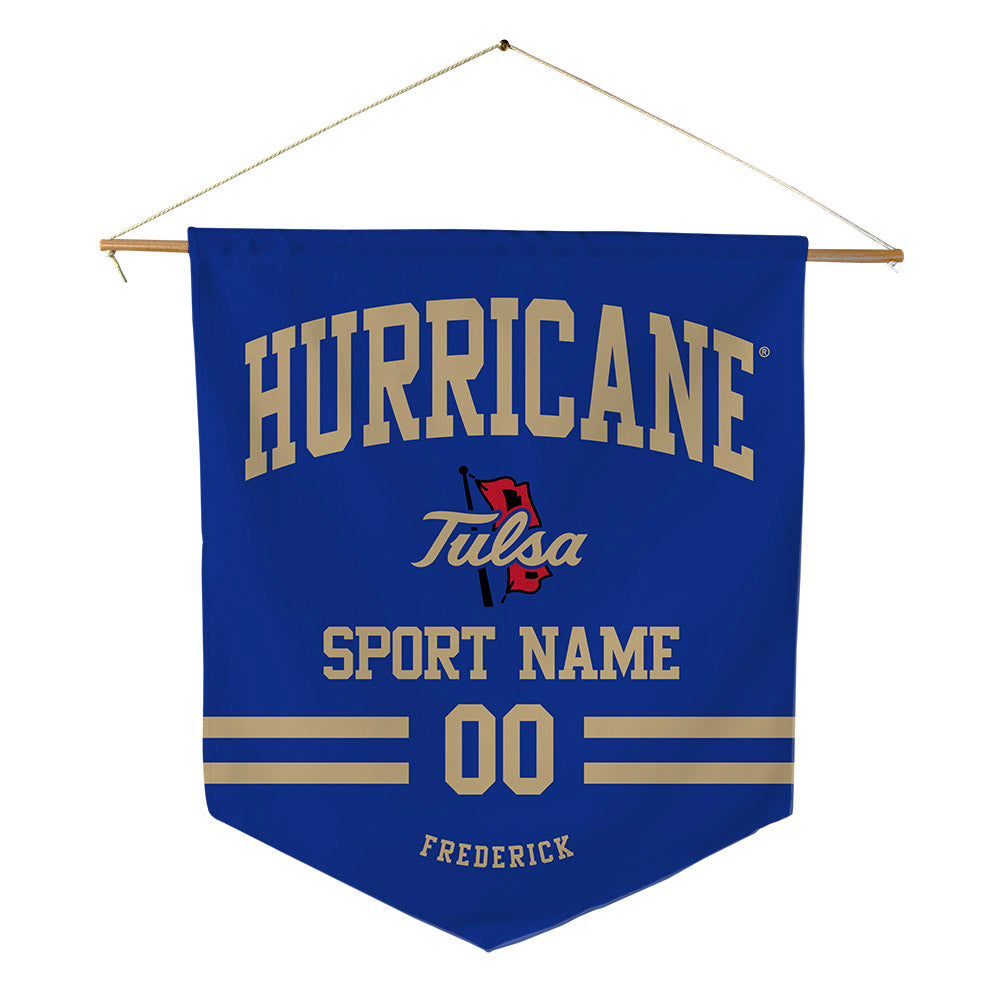 Tulsa - NCAA Women's Soccer : Jordan Frederick - Pennant - 18" x 21"-0