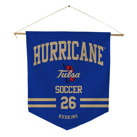 Tulsa - NCAA Women's Soccer : Avery Hudkins - Pennant - 18" x 21"-0