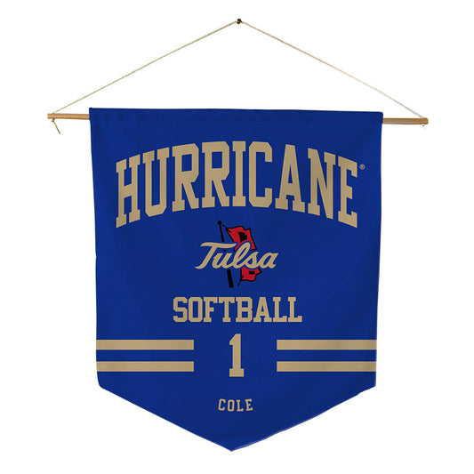 Tulsa - NCAA Softball : Maci Cole - Pennant - 18" x 21"-0