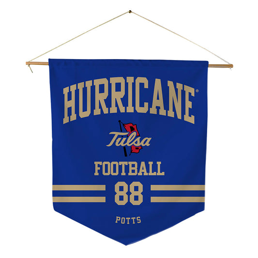 Tulsa - NCAA Football : Elijah Potts - Pennant - 18" x 21"-0