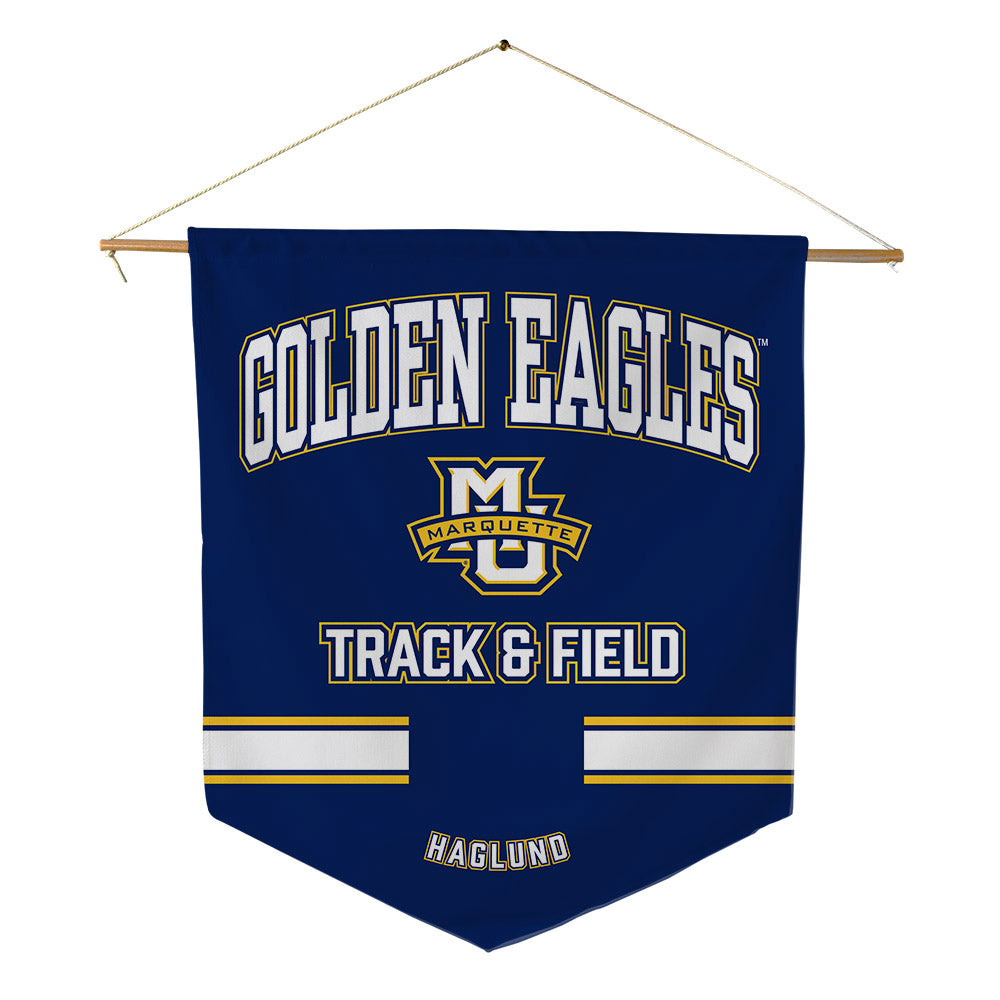 Marquette - NCAA Women's Track & Field : Paige Haglund - Pennant - 18" x 21"-0