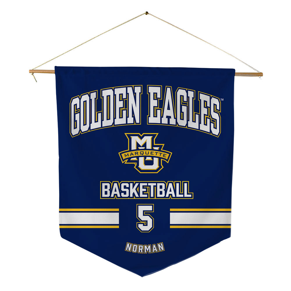Marquette - NCAA Men's Basketball : Tre Norman - Pennant - 18" x 21"-0