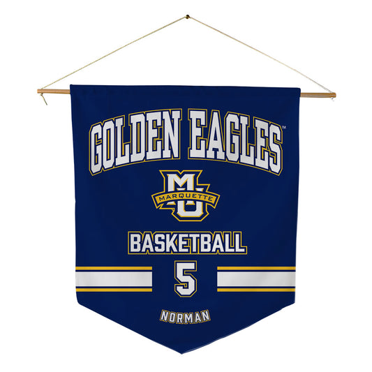 Marquette - NCAA Men's Basketball : Tre Norman - Pennant - 18" x 21"-0