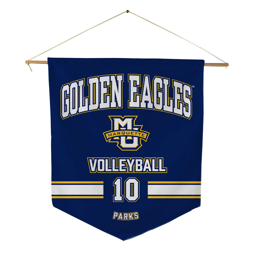 Marquette - NCAA Women's Volleyball : Emma Parks - Pennant - 18" x 21"-0