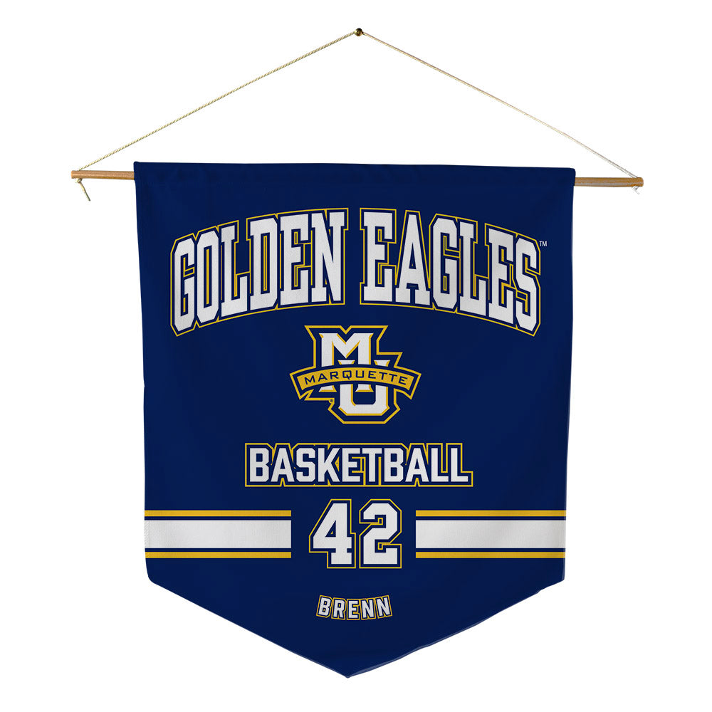 Marquette - NCAA Men's Basketball : Braeden Brenn - Pennant - 18" x 21"-0