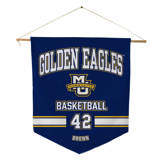 Marquette - NCAA Men's Basketball : Braeden Brenn - Pennant - 18" x 21"-0