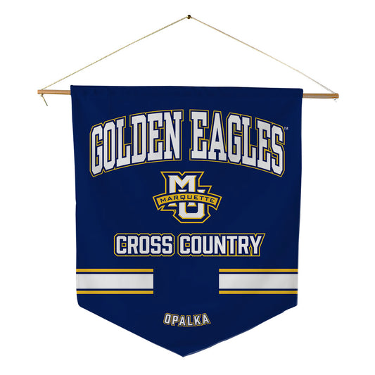 Marquette - NCAA Women's Cross Country : Allie Opalka - Pennant - 18" x 21"-0