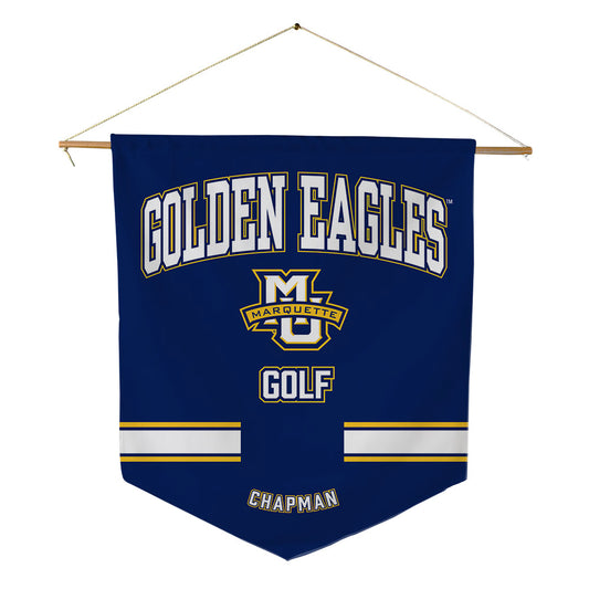 Marquette - NCAA Men's Golf : Wyatt Chapman - Pennant - 18" x 21"-0