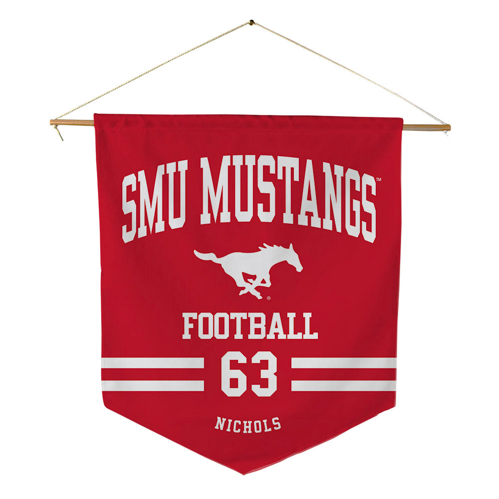 SMU - NCAA Football : Addison Nichols - Pennant - 18" x 21"-0