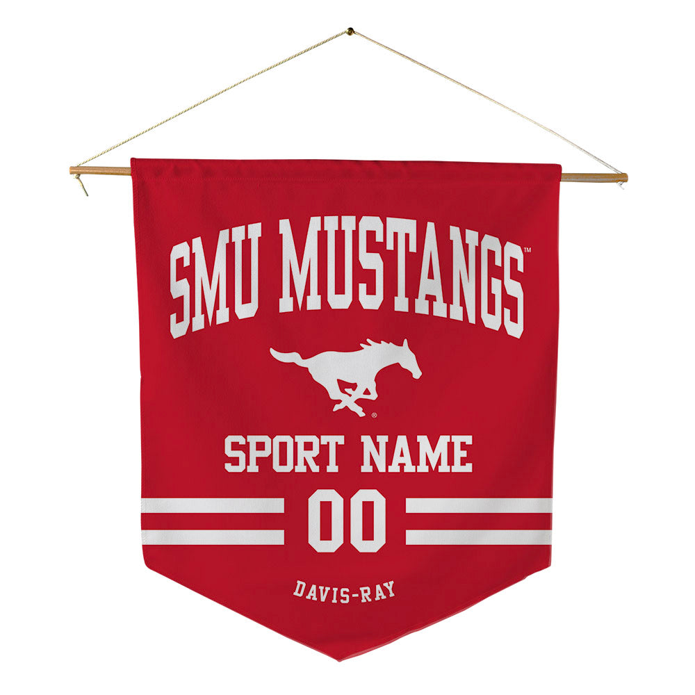 SMU - NCAA Men's Basketball : Bj Davis-Ray - Pennant - 18" x 21"-0