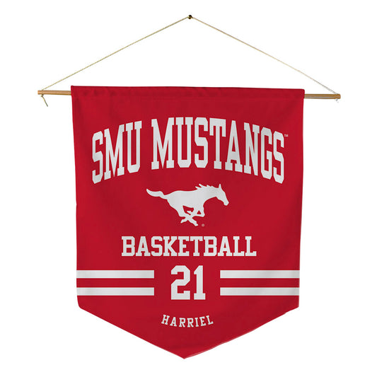 SMU - NCAA Women's Basketball : Jzaniya Harriel - Pennant - 18" x 21"-0