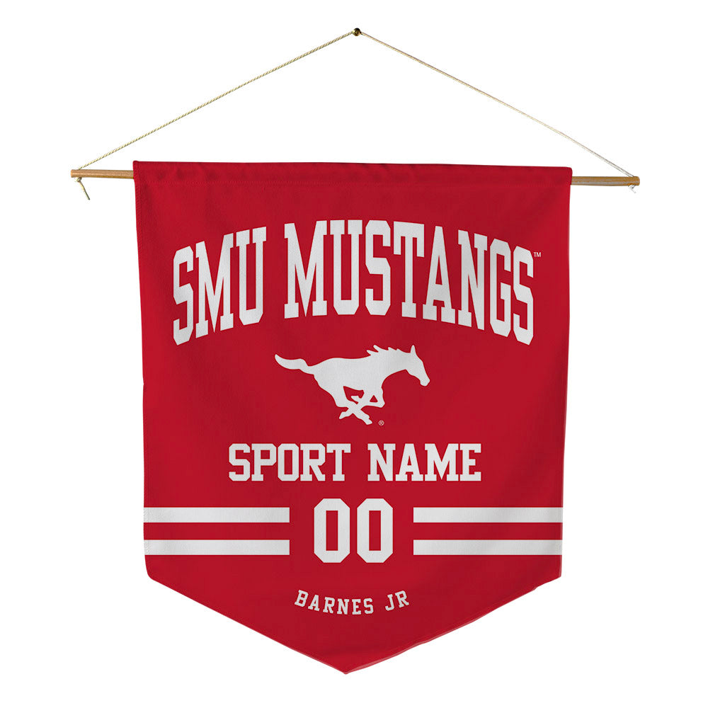 SMU - NCAA Football : Marcellus Barnes Jr - Pennant - 18" x 21"-0