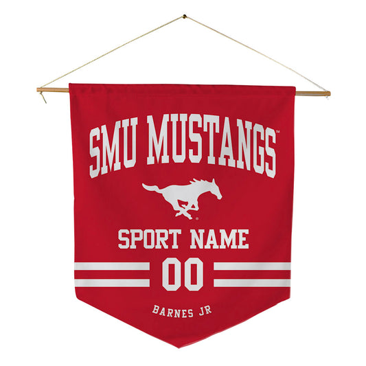 SMU - NCAA Football : Marcellus Barnes Jr - Pennant - 18" x 21"-0