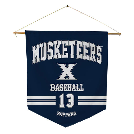Xavier - NCAA Baseball : Luke Pappano - Pennant - 18" x 21"-0