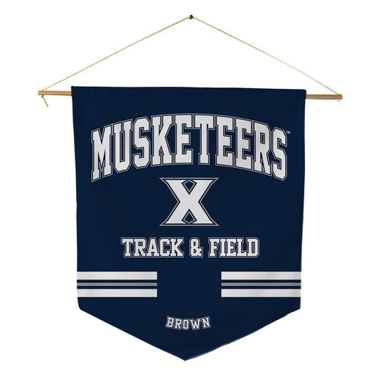 Xavier - NCAA Men's Track & Field : Rania Brown - Pennant - 18" x 21"-0