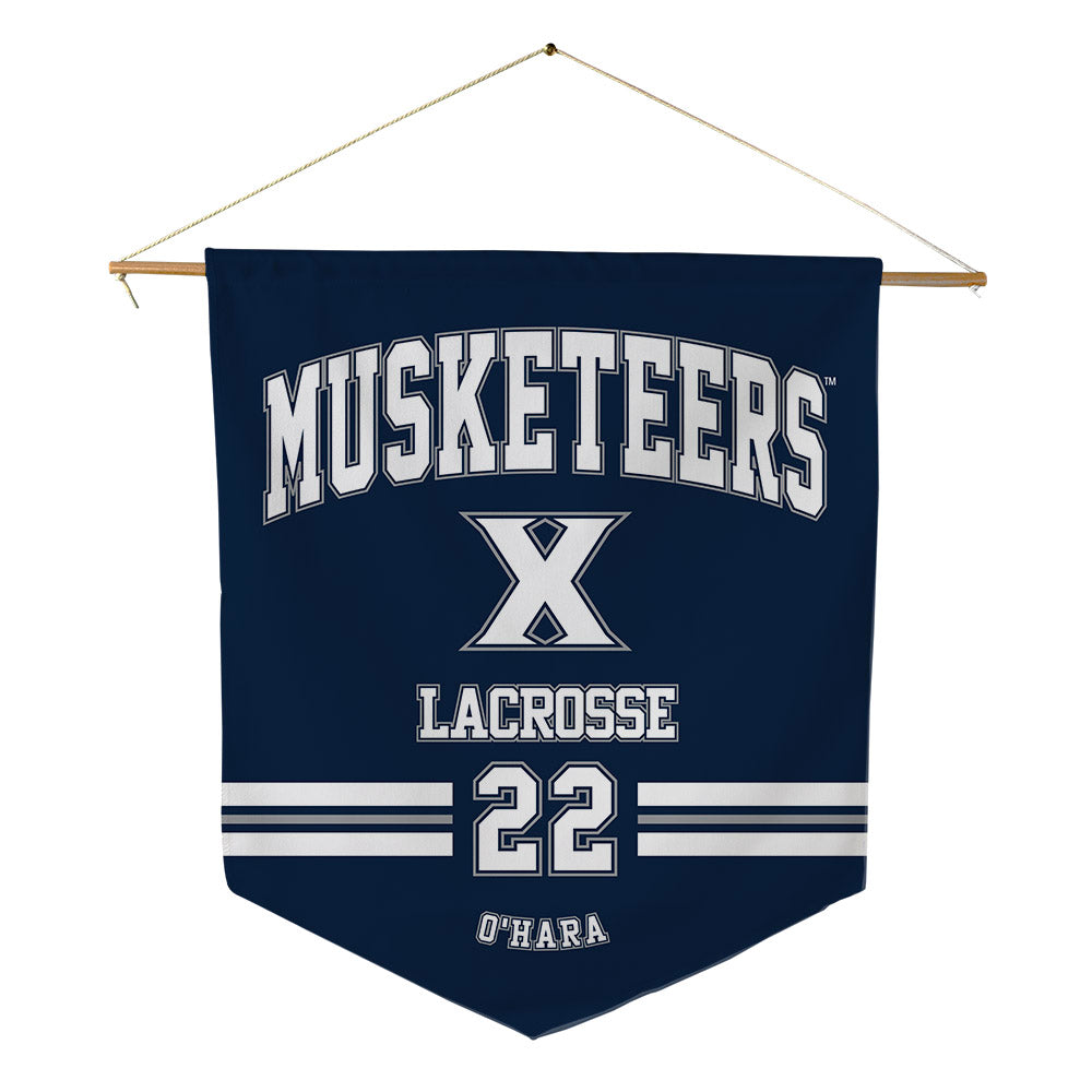 Xavier - NCAA Women's Lacrosse : Olivia O'Hara - Pennant - 18" x 21"-0